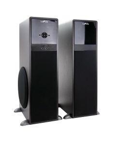 BEFREE SOUND BFS-750 2.1 CHANNEL 80 WATT BLUETOOTH TOWER SPEAKERS WITH REMOTE AND MICROPHONE
